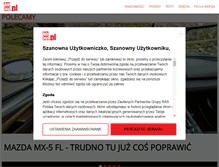 Tablet Screenshot of blondblog.motogrono.pl
